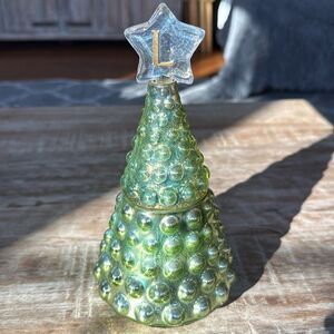 Fresh Balsam & Cedarwood Glass Tree Candle L